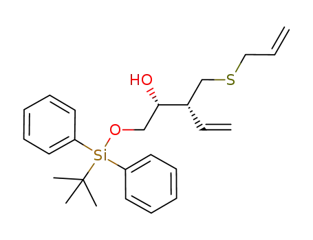 (2RS,3RS)-3-((allylthio)methyl)-1-(tert-butyldiphenylsilanyloxy)pent-4-en-2-ol