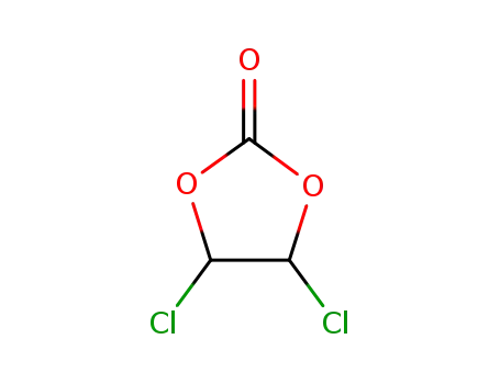 Molecular Structure of 3967-55-3 (4,5-Dichloro-1,3-dioxolan-2-one)
