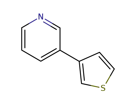 Molecular Structure of 21308-81-6 (3-(3-THIENYL)PYRIDINE)