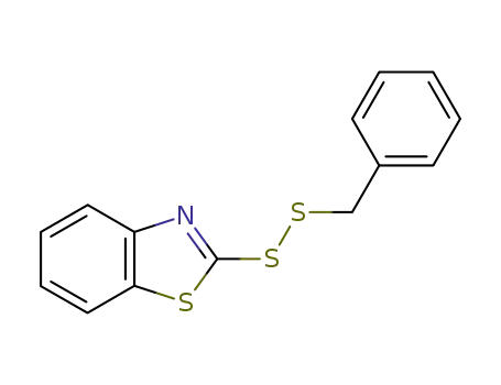 Molecular Structure of 27639-57-2 (Benzothiazole, 2-[(phenylmethyl)dithio]-)