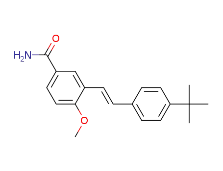 3-[(E)-2-(4-tert-butylphenyl)vinyl]-4-methoxybenzamide