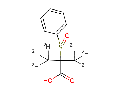 2-[(2)H3]methyl-2-(phenylsulfinyl)-[3,3,3-(2)H3]propionoic acid