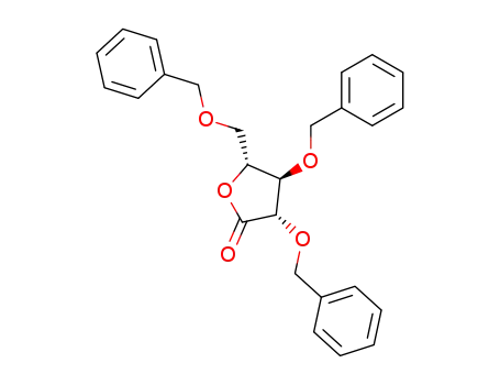 3β,4α-Bis(benzyloxy)-5β-(benzyloxymethyl)tetrahydrofuran-2-one