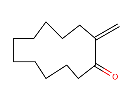 Molecular Structure of 3045-76-9 (Cyclododecanone, 2-methylene-)