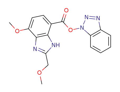 1'-benzotriazolyl 7-methoxy-2-methoxymethyl-3H-benzimidazole-4-carboxylate