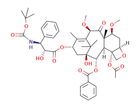 [2aR[2aalpha,4beta,4abeta,6beta,9alpha(2R,3S),11beta,12alpha,12aalpha,12balpha]]-12b-Acetoxy-9-[3-(tert-butoxycarbonylamino)-2-hydroxy-3-phenylpropionyloxy]-12-(benzoyloxy)-11-hydroxy-4,6-dimethoxy-4a