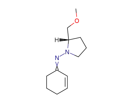 1-Pyrrolidinamine, N-2-cyclohexen-1-ylidene-2-(methoxymethyl)-, (S)-