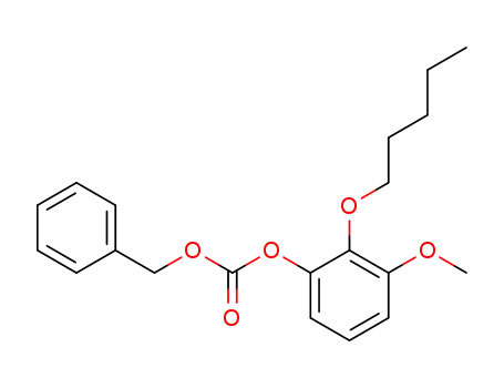 benzyl (3-methoxy-2-pentyloxyphenyl)carbonate