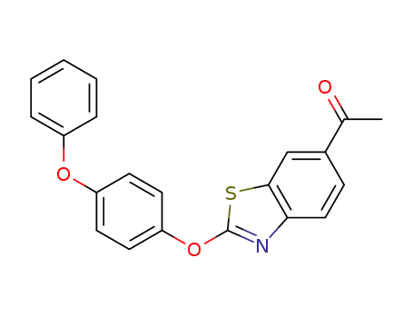 1-[2-(4-phenoxyphenoxy)-1,3-benzothiazol-6-yl]ethanone