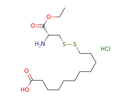 ethyl (R)-2-amino-3-[(10-carboxydecyl)disulfanyl]propanoate hydrochloride