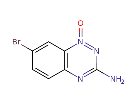7-bromo-1-oxido-1,2,4-benzotriazin-1-ium-3-amine