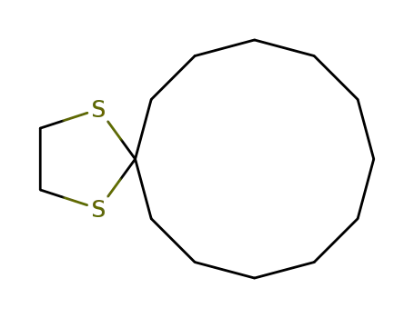 Molecular Structure of 16775-67-0 (1,4-Dithiaspiro(4,11)-hexadecane)