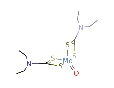 bis(diethylcarbamodithioato-S,S')oxomolybdenum