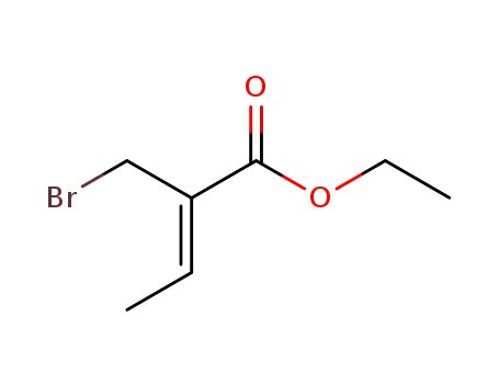 Molecular Structure of 62097-05-6 (2-Butenoic acid, 2-(bromomethyl)-, ethyl ester, (Z)-)