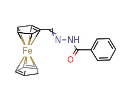 N-(benzoyl)-N'-(ferrocenylidene)hydrazine