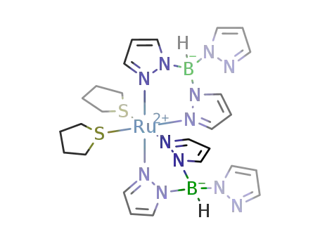[Ru(hydridotris(pyrazol-1-yl)borato)2(tetrahydrothiophene)2]