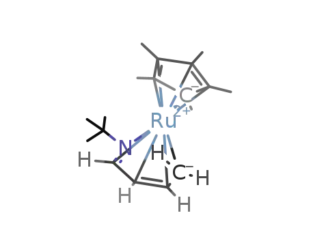 Cp(*)Ru[η(5)-CH2CHCHCHN(CMe3)]