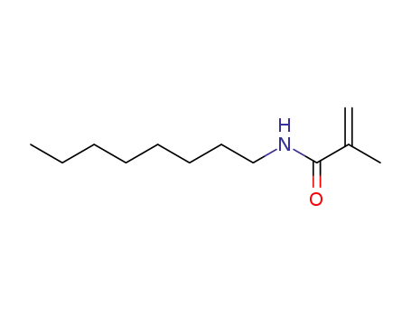 Molecular Structure of 66004-80-6 (2-Propenamide, 2-methyl-N-octyl-)