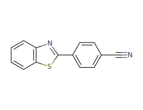 Molecular Structure of 17930-02-8 (2-(4-CYANOPHENYL)BENZOTHIAZOLE)