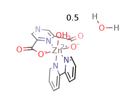 [Zn(pyrazine-2,6-dicarboxylate)(2,2'-bipiridine)H2O]*0.5H2O