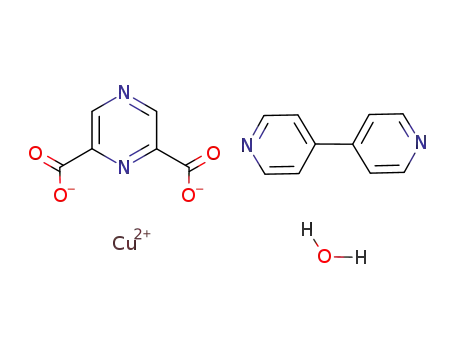 [Cu(pyrazine-2,6-dicarboxylic acid-2H)(4,4'-bipyridine)]*H2O