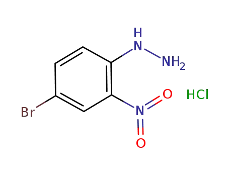 Molecular Structure of 100032-79-9 (4-BROMO-2-NITROPHENYLHYDRAZINE HYDROCHLORIDE)