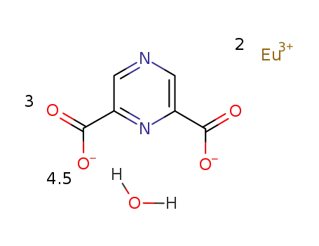 [Eu2(pyrazine-2,6-dicarboxylic acid(-2H))3(H2O)2]*2.5H2O