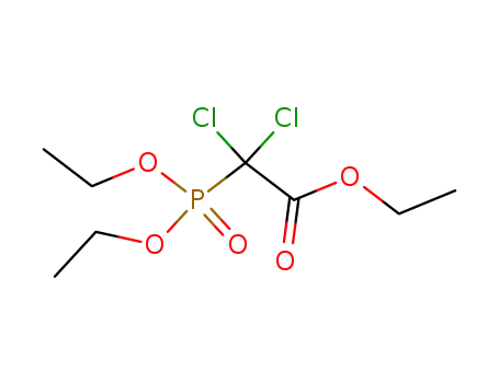 Molecular Structure of 5823-12-1 (TRIETHYL 2,2-DICHLORO-2-PHOSPHONOACETATE)