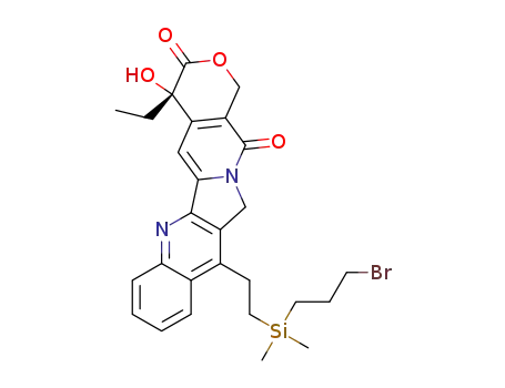 (4S)-11-{2-[(3-bromopropyl)-dimethylsilanyl]-ethyI}-4-ethyl-4-hydroxy-1,12-dihydro-4H-2-oxa-6,12a-diaza-dibenzo[b,h]fluorene-3,13-dione