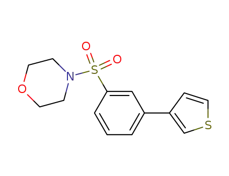 4-(3-thiophen-3-yl-benzenesulfonyl)-morpholine