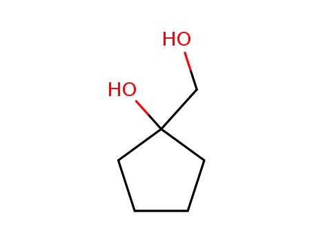 Molecular Structure of 74397-18-5 (Cyclopentanemethanol, 1-hydroxy-)