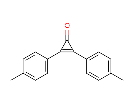 Molecular Structure of 38377-57-0 (2-Cyclopropen-1-one, 2,3-bis(4-methylphenyl)-)