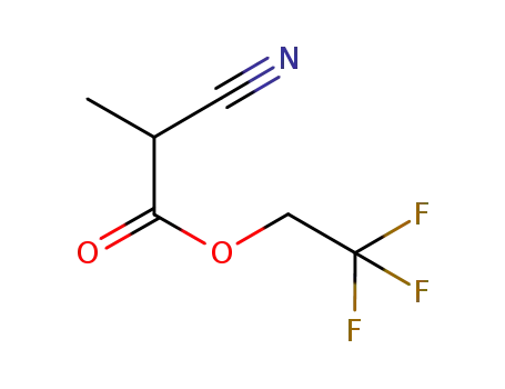 2,2,2-trifluoroethyl α-methyl α-cyanoacetate