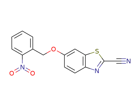 2-cyano-6-(2-nitrobenzyloxy)benzothiazole