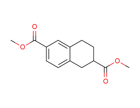 Molecular Structure of 23985-75-3 (2,6-Naphthalenedicarboxylic acid, 1,2,3,4-tetrahydro-, dimethyl ester)