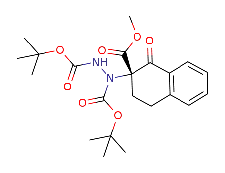 di-tert-butyl 1-(2-(methoxycarbonyl)-1-oxo-1,2,3,4-tetrahydronaphthalen-2-yl)hydrazine-1,2-dicarboxylate