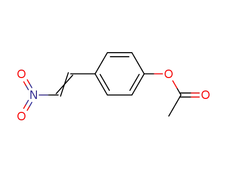 Molecular Structure of 18984-24-2 (4-(2-nitroethenyl)phenyl acetate)