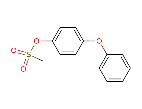 Molecular Structure of 23419-81-0 (4-phenoxyphenyl methanesulfonate)