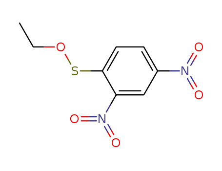 Molecular Structure of 2388-58-1 (1-(ethoxysulfanyl)-2,4-dinitrobenzene)