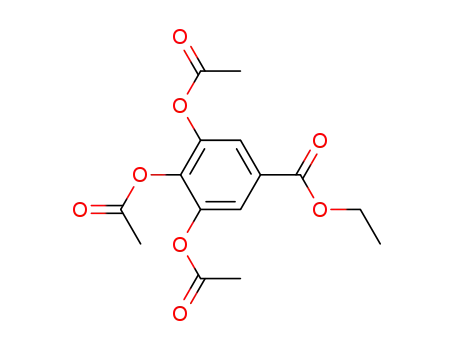 Benzoic acid, 3,4,5-tris(acetyloxy)-, ethyl ester
