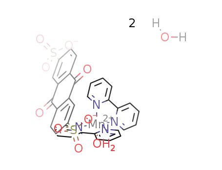 [Mn(anthraquinone-2,6-disulfonate)(2,2'-bipyridine)(H2O)]*2H2O