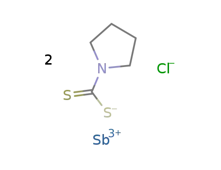 antimony(III) bis(pyrrolidinedithiocarbamate) chloride