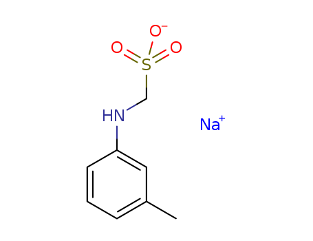 Methanesulfonic acid,1-[(3-methylphenyl)amino]-, sodium salt (1:1)