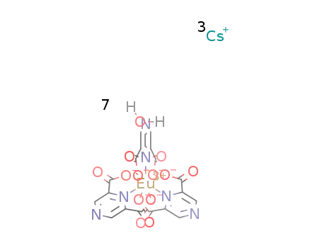 Cs3[Eu(pyrazine-2,6-dicarboxylate)3]*7H2O