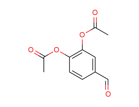 Molecular Structure of 67727-64-4 (3,4-DIACETOXYBENZALDEHYDE)