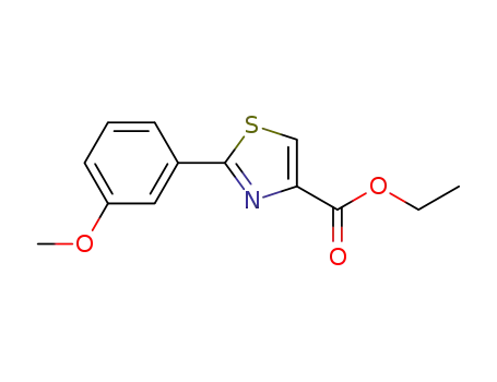 4-Thiazolecarboxylicacid, 2-(3-methoxyphenyl)-, ethyl ester