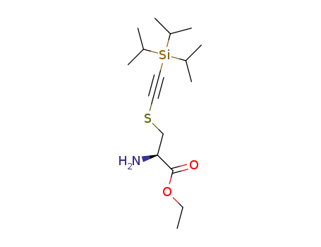 (R)-ethyl 2-amino-3-(((triisopropylsilyl)ethynyl)thio)propanoate
