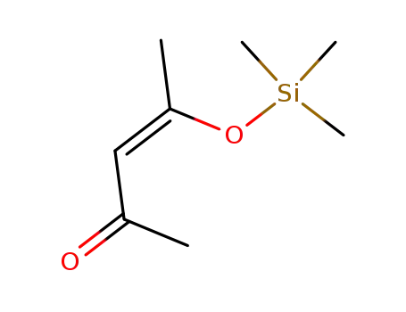 Molecular Structure of 25145-04-4 (3-Penten-2-one, 4-[(trimethylsilyl)oxy]-, (3Z)-)