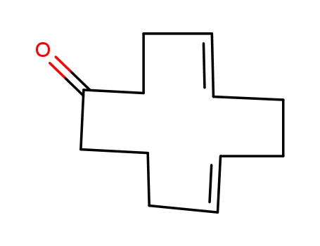 Molecular Structure of 110307-32-9 (4,8-Cyclododecadien-1-one, (E,E)-)