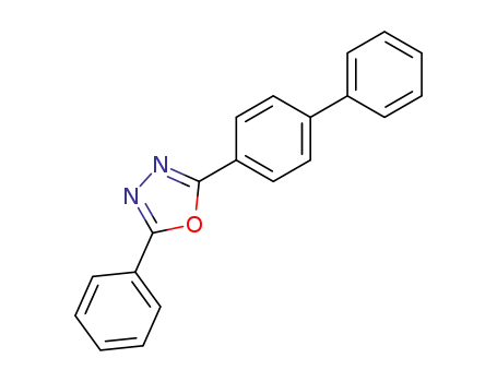 Molecular Structure of 852-38-0 (2-(4-BIPHENYLYL)-5-PHENYL-1,3,4-OXADIAZOLE)